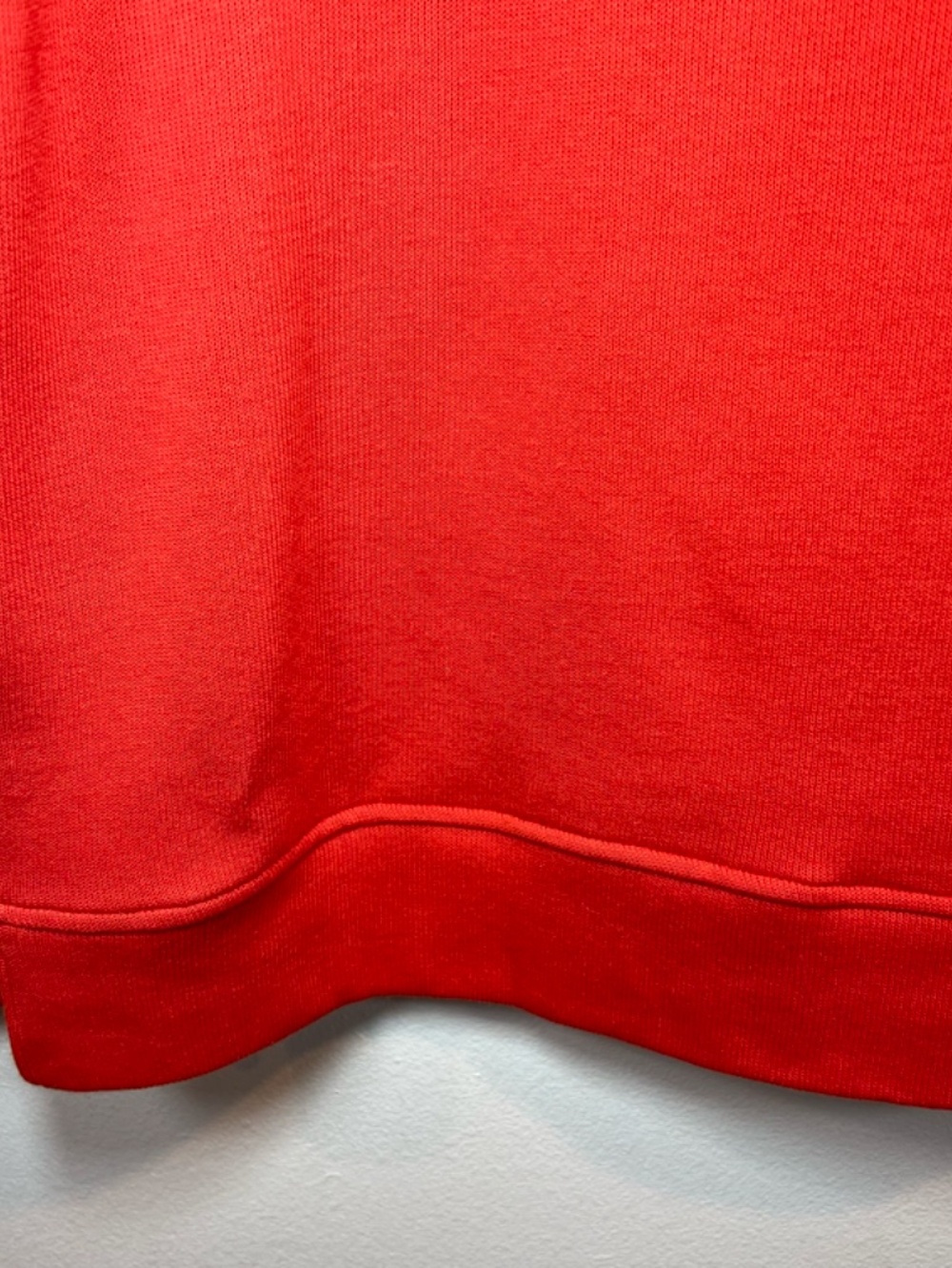 Duluth Trading Co. Ribbed Crewneck Sweatshirt  Orange Pockets Cotton  NEW Medium - Picture 11 of 13